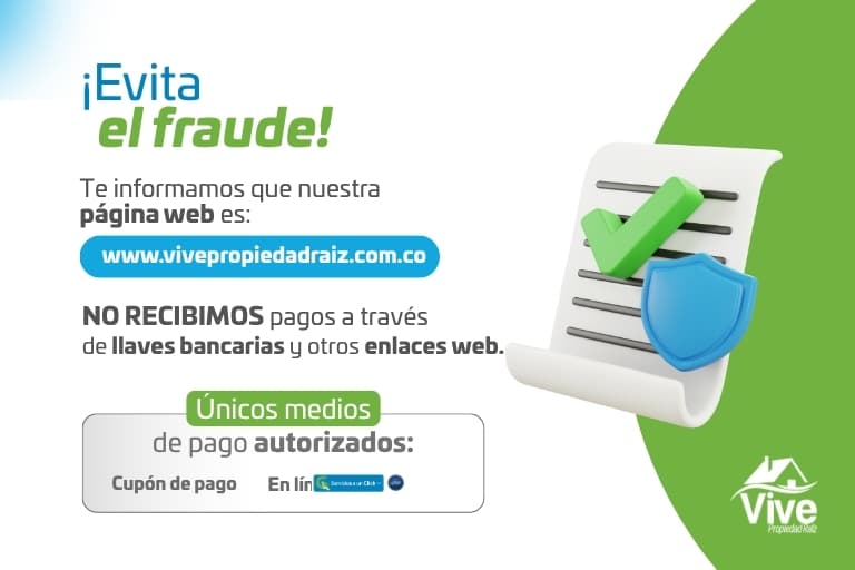 Vive Propiedad Raíz Header